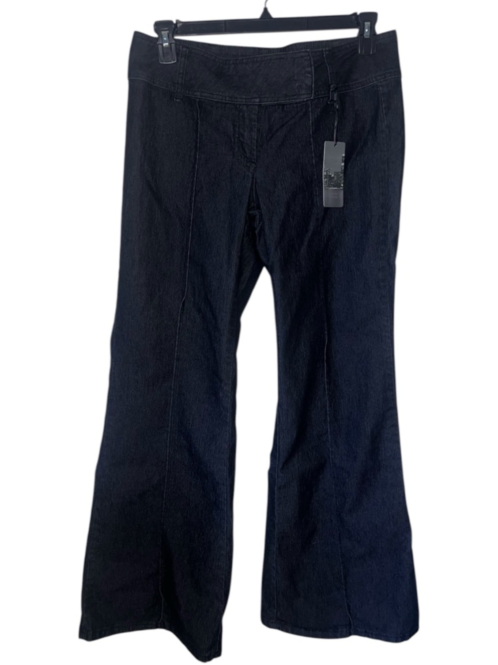BISOU BISOU Bootcut Trouser Jeans Black Size 10 NWT